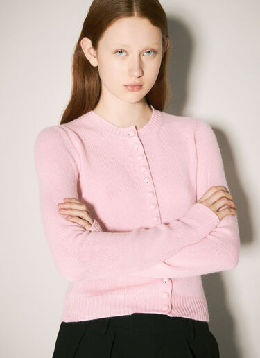 Prada Cashmere Cardigan Pink pra0258054