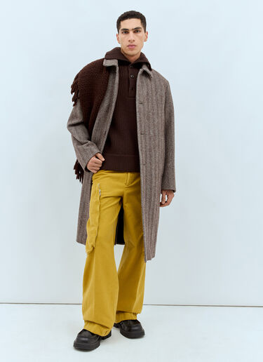 Dries Van Noten Drawstring Cargo Pants Yellow dvn0158011