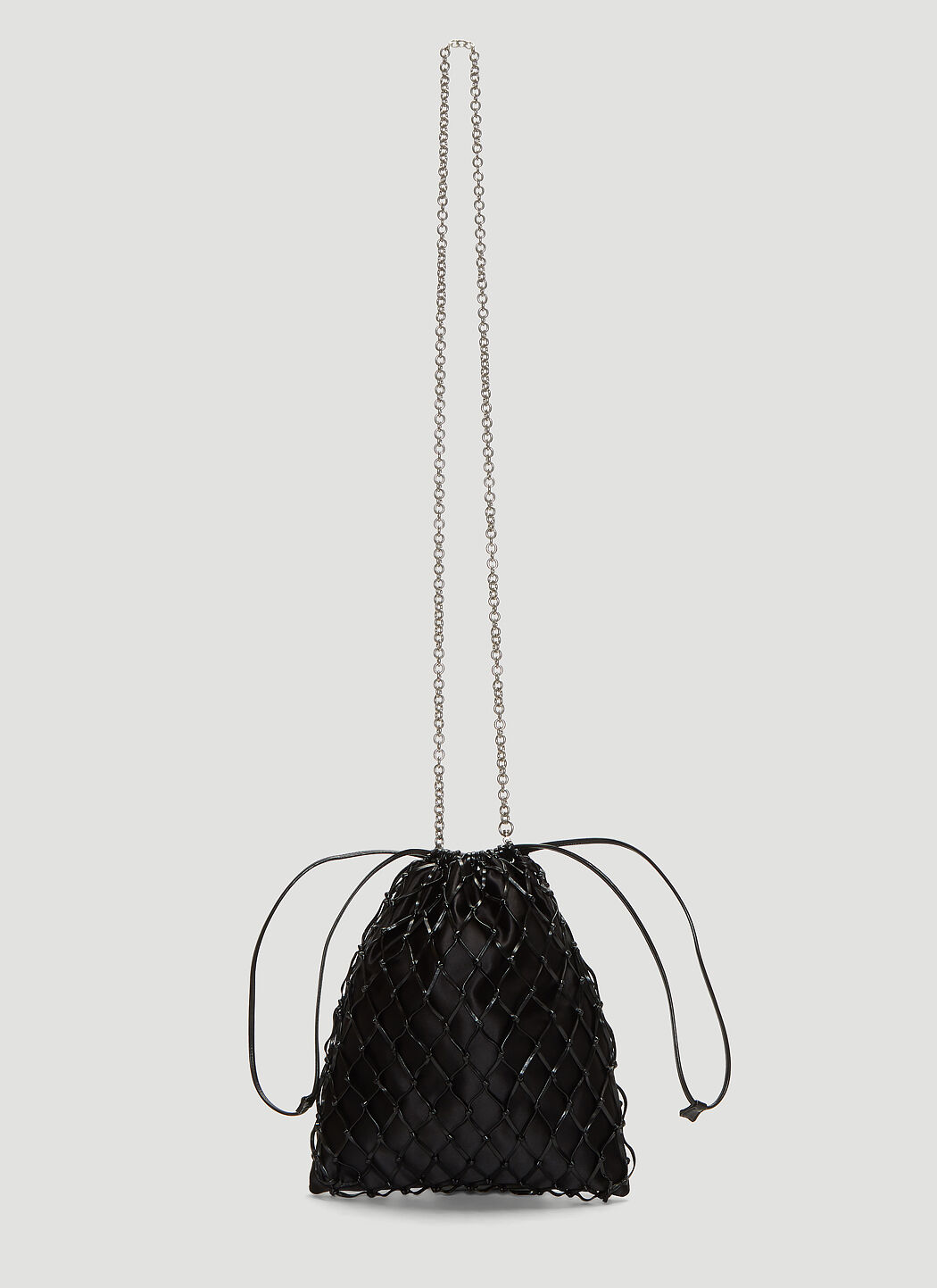 Prada Women s Mesh Drawstring Bag in Black LN CC