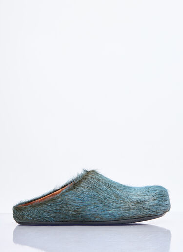 Marni Fussbett Sabot Mules Blue mni0258007