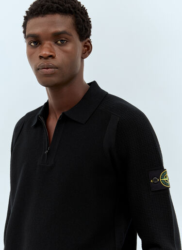 Stone Island Wool-Blend Sweater Black sto0158037