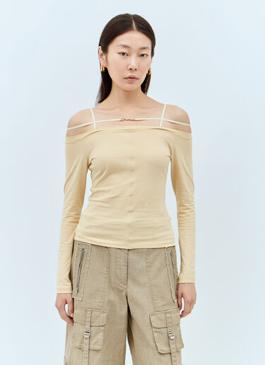 Jacquemus ル Tシャツ シエラ ベージュ jac0258020