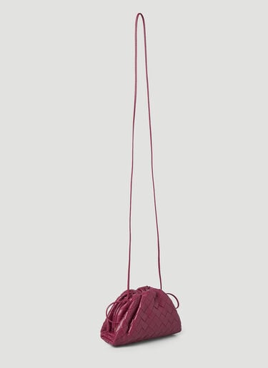 Pink Bottega Veneta Intrecciato The Mini Pouch Crossbody Bag