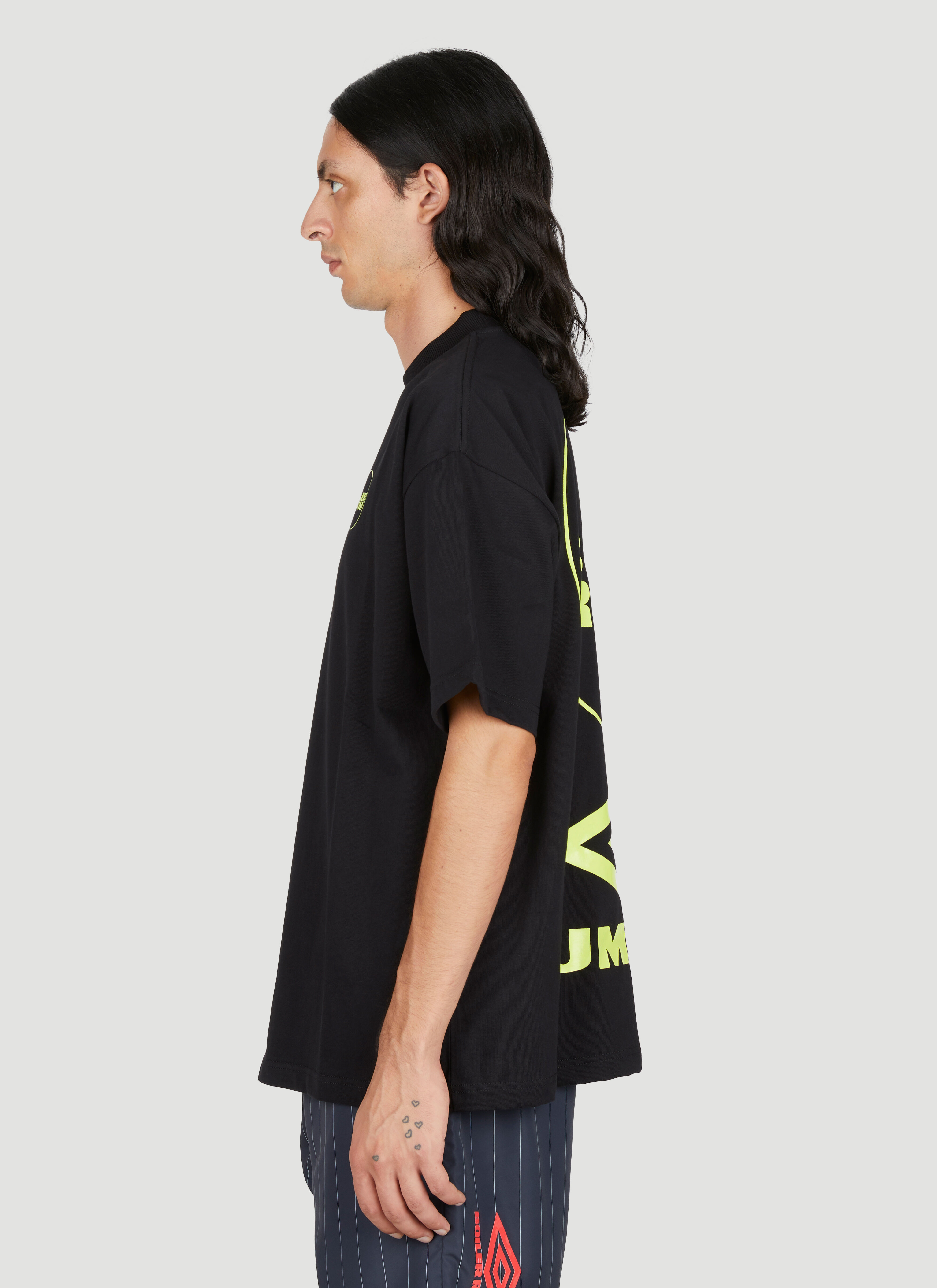 Boiler Room x Umbro Men's Short Sleeve Training T-Shirt in Black