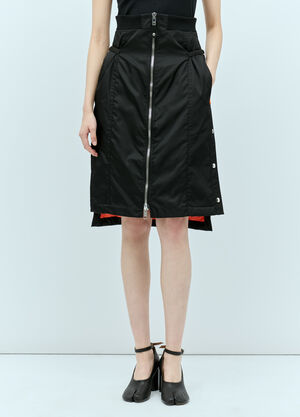 Balenciaga Cargo Midi Skirt Black bal0155057