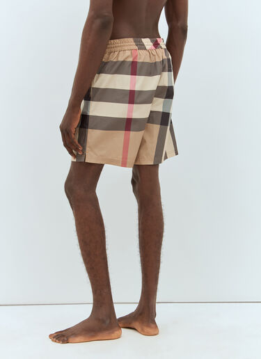 Burberry Vintage Check Swim Shorts Beige bur0141034