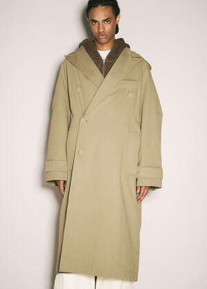 A.P.C. Canvas Trench Coat Beige apc0157001