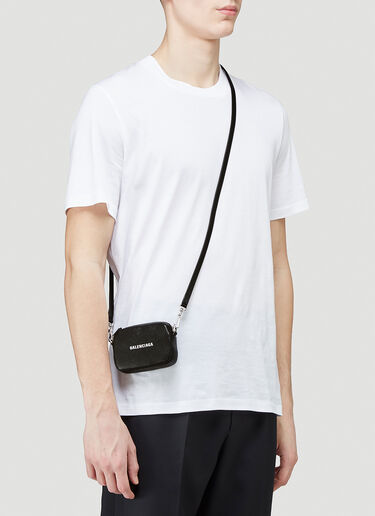 Balenciaga Cash Small Crossbody Bag in Black for Men
