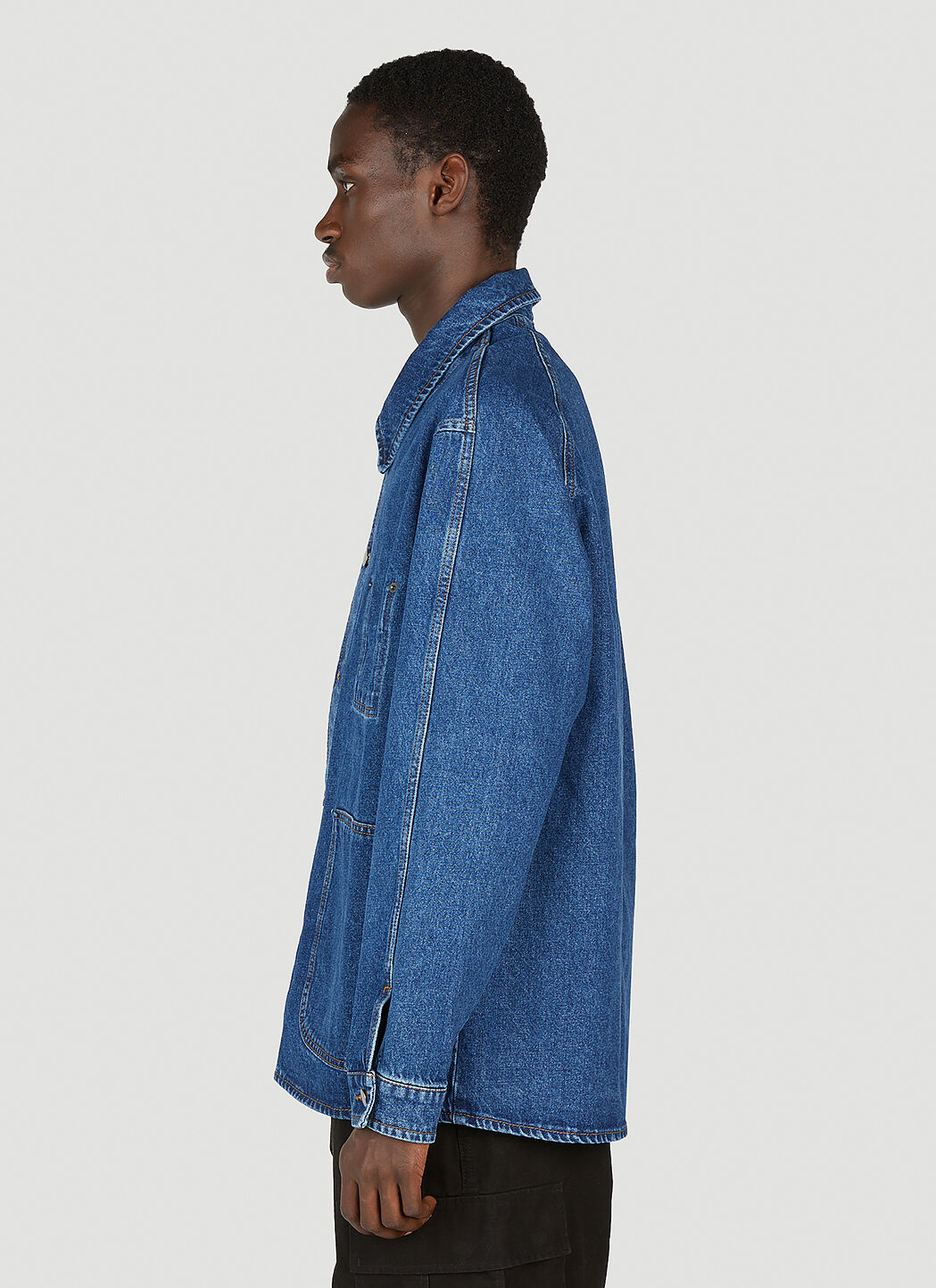ANOTHER ASPECT Men's Another Denim Jacket 1.0 in Blue | LN-CC®