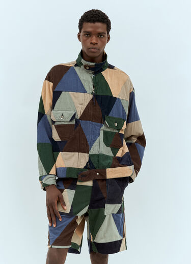 Engineered Garments Patchwork Trucker Jacket Multicolour egg0156007