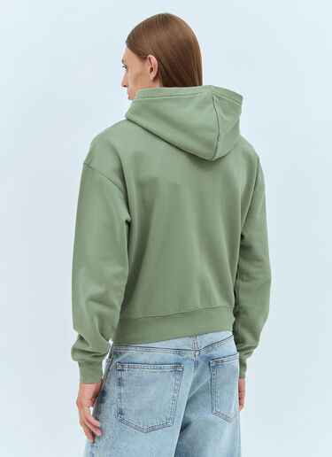 Jacquemus Le Hoodie Zip Gros Grain Sweatshirt Green jac0158016