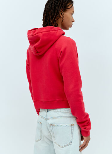 The Row Frances Cropped Sweatshirt Red row0156010