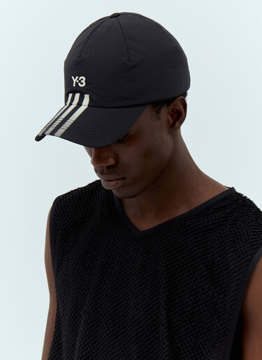 Y-3 STRP Baseball Cap Black yyy0158024