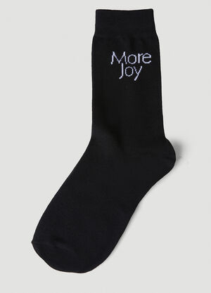 Burberry Logo Jacquard Socks Black bur0255034