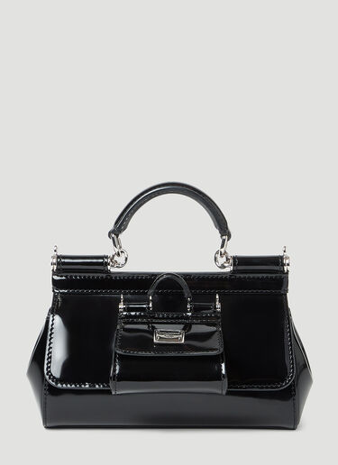Dolce & Gabbana Patent Leather Small Sicily Bag With Coin Purse in