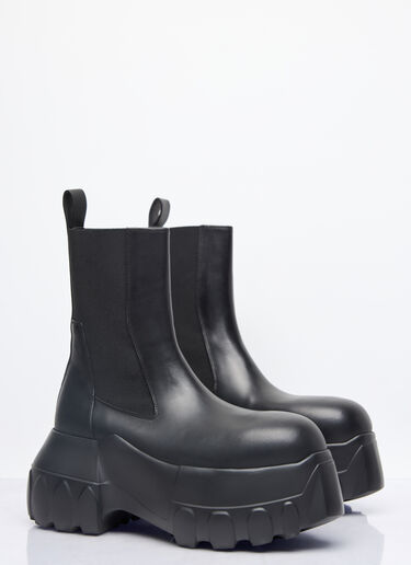 Rick Owens Beatle Mega Tractor Boots Black ric0257019