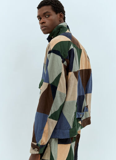 Engineered Garments パッチワーク トラッカージャケット マルチカラー egg0156007