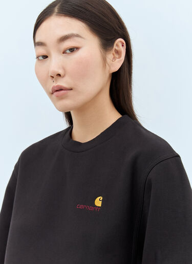 Carhartt WIP American Script Sweatshirt Black wip0257005