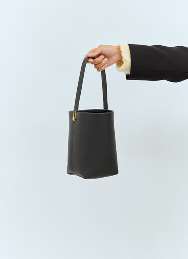 The Row Small N/S Hook Tote Bag Black row0257028