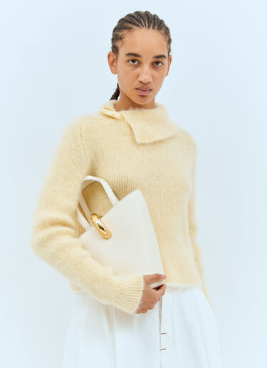 Jacquemus Le Petit Bambola Bucket Bag Cream jac0258045