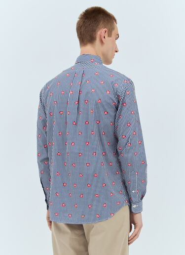 Human Made Heart Gingham Shirt Navy hmd0156009