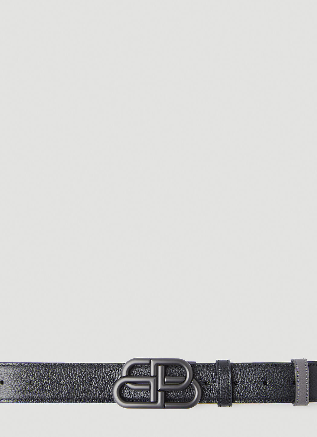 Balenciaga Leather BB Logo Belt  Harrods AE