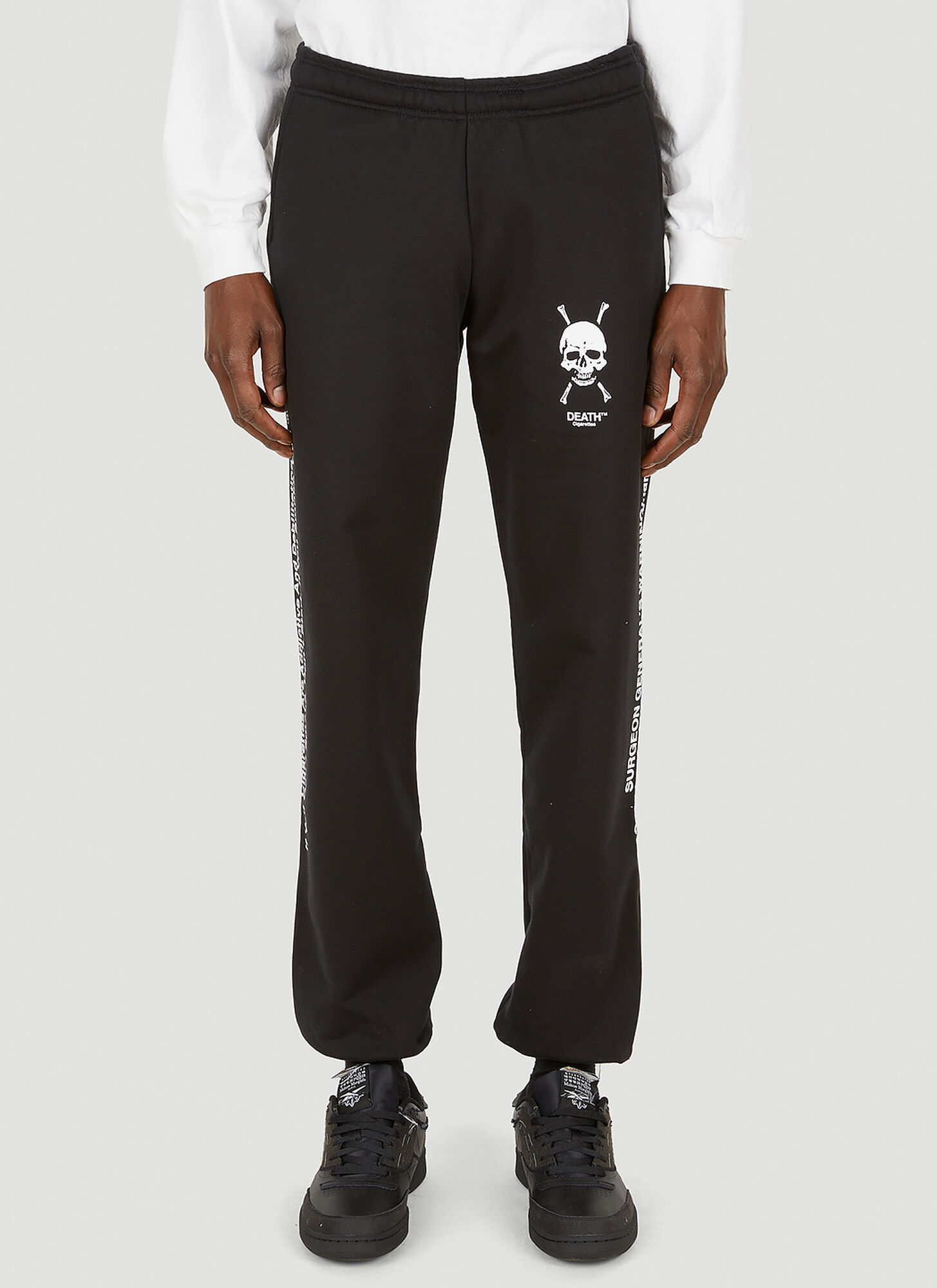 Death Cigarettes Death Track Trousers In Black