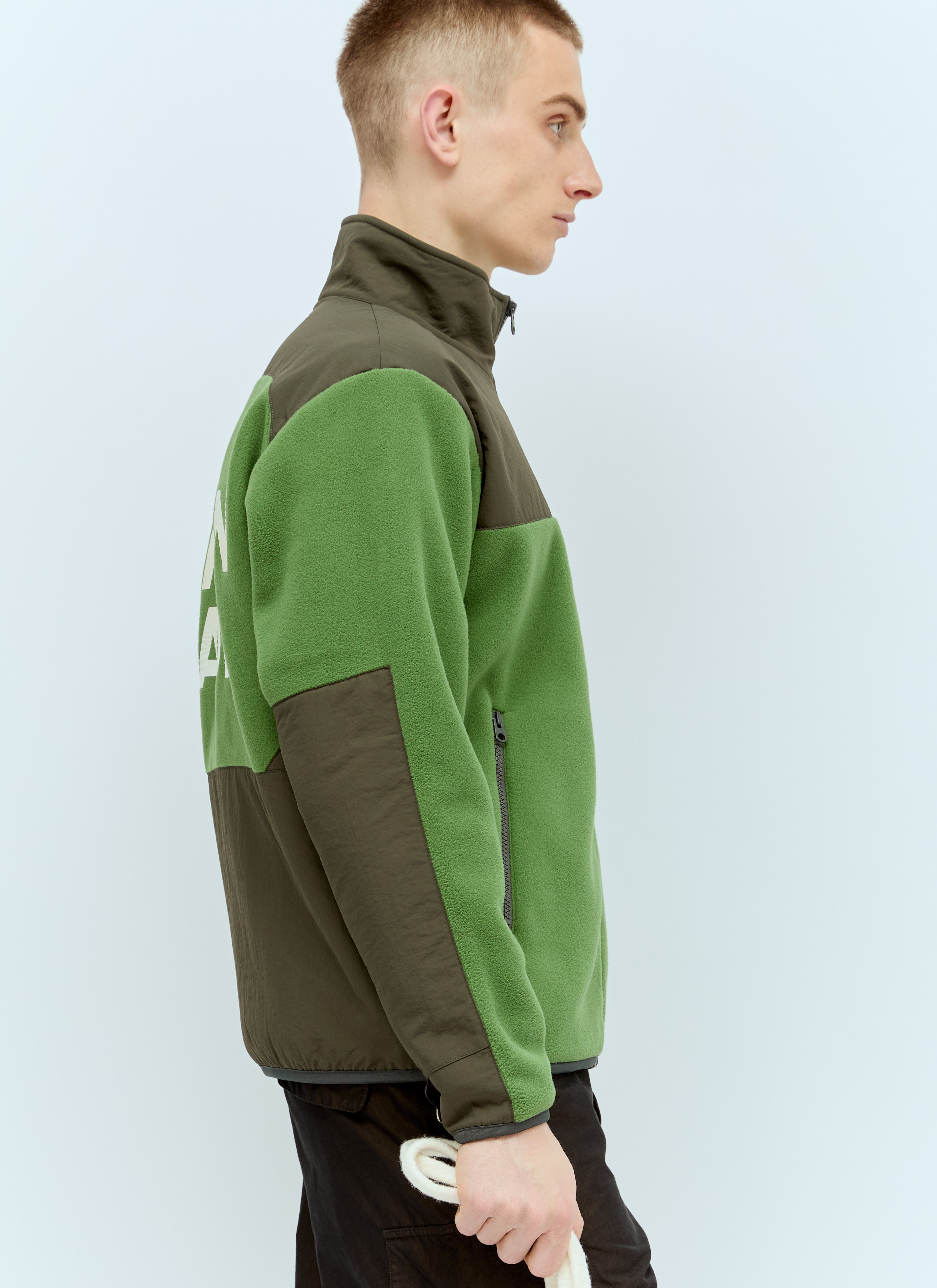 Human Made Men's Fleece Jacket in Green | LN-CC®