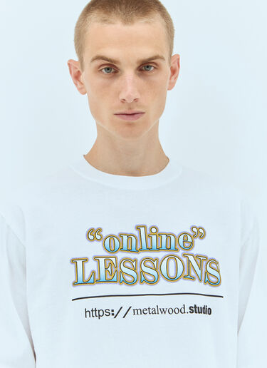 Metalwood Studio Online Lessons Tシャツ  ホワイト met0156004