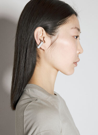 Rick Owens Prong Ear Cuff Silver ric0355001