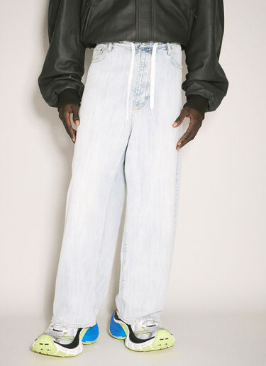 Balenciaga Oversized Baggy Jeans Blue bal0157022