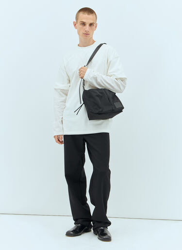 Jil Sander 파일럿 크로스바디 백 블랙 jil0157008