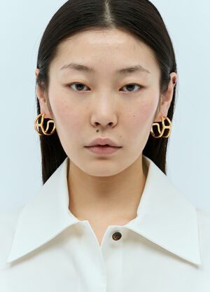 Chloé Marcie Hoop Earrings Black chl0256006