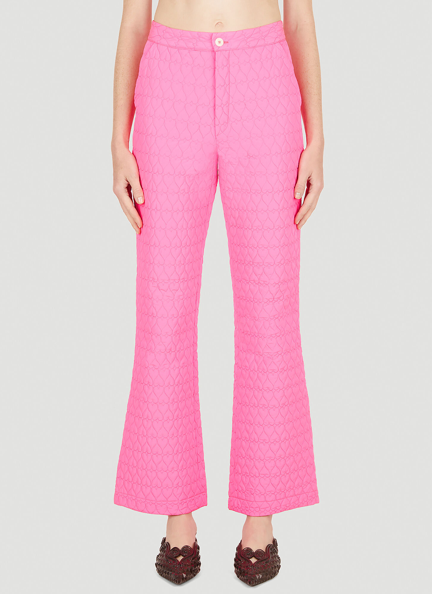 MARCO RAMBALDI QUILTED HEART PANTS