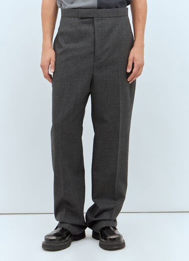 Thom Browne Tailored Wool Pants Grey thb0157003