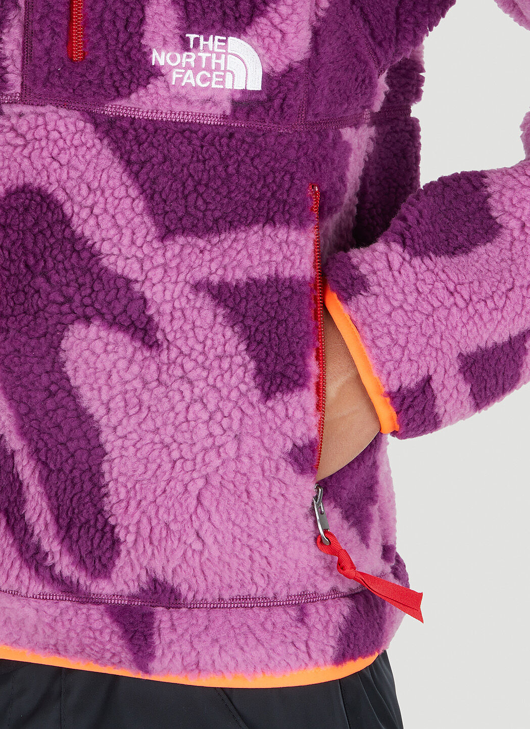 The North Face x KAWS Freeride Fleece Jacket in Purple | LN-CC®