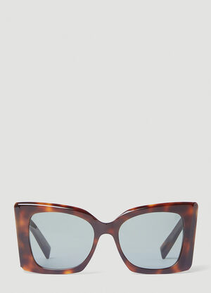 Saint Laurent Blaze Tortoiseshell Sunglasses Brown sla0252110