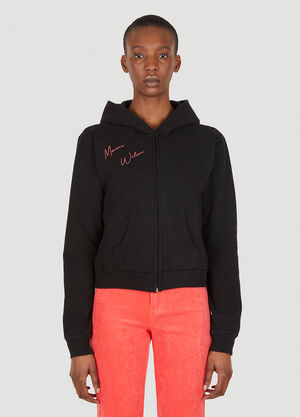 Gucci Pop Logo Print Hooded Sweatshirt Black guc0257011