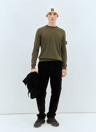 Stone Island Ghost Wool Sweater Green sto0158009