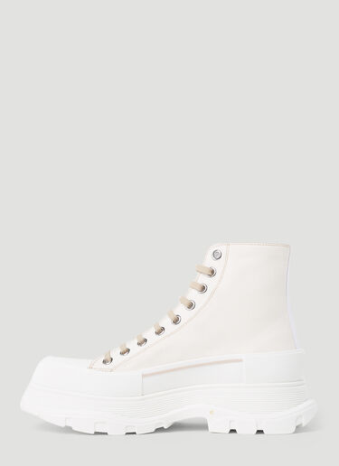 Alexander McQueen Tread Slick 拼色靴子 米色 amq0252013