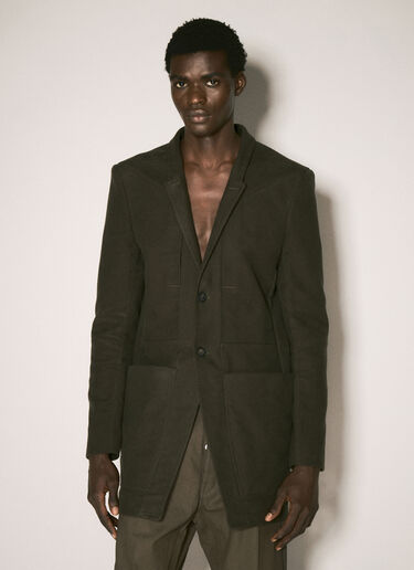 Rick Owens Lido Blazer Green ric0157004