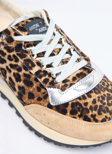 HIDN-ANDER Tenkei Leopard Prime Sneakers Brown hdn0258012