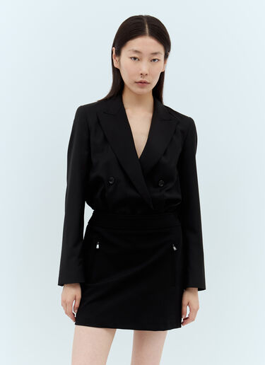 Max Mara Boxy Blazer Bodysuit Black max0257018