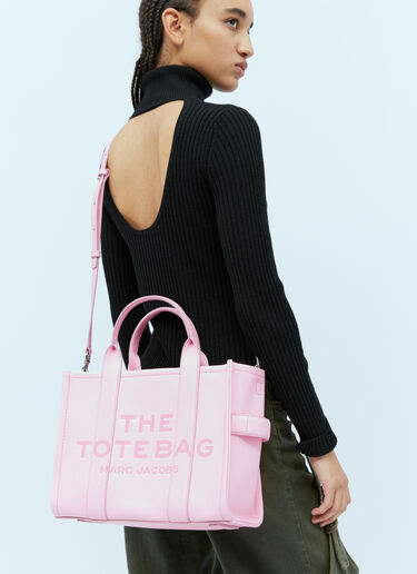 Marc Jacobs Pink Leather Medium 'The Tote Bag' Tote