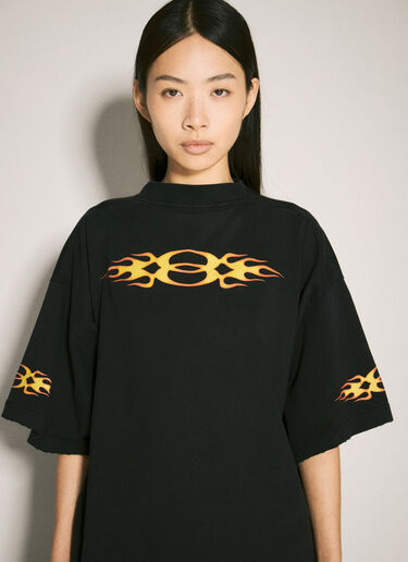 Balenciaga Burning Unity T 恤 黑色 bal0257027