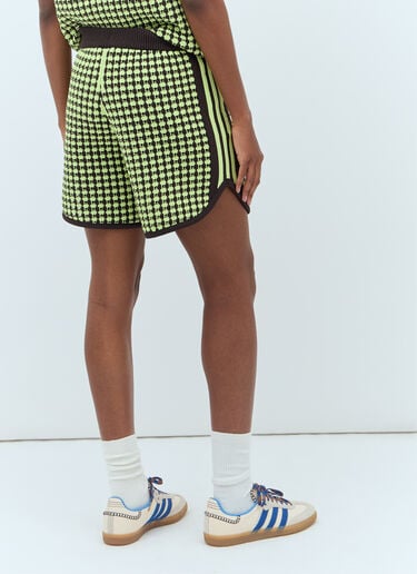 adidas by Wales Bonner Crochet Knit Shorts Green awb0357013
