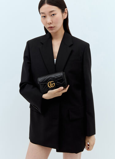 Gucci GG Marmont Super Mini Shoulder Bag Black guc0243125