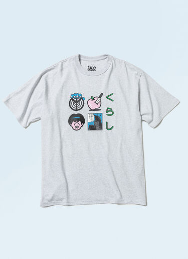 BEAMS Face によるアートワーク付き BEAMS T x LN-Tシャツ ホワイト bms0158007