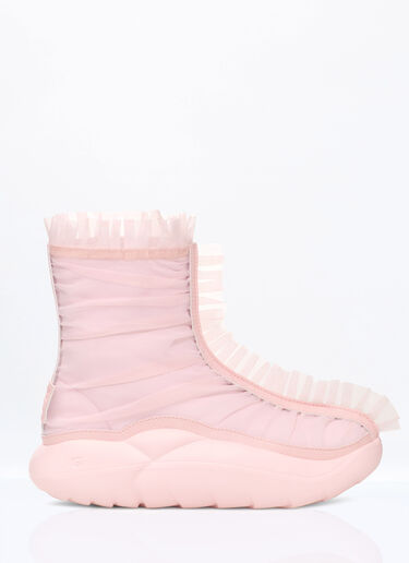 UGG Collina Strada 러플 쇼트 부츠 핑크 ucs0258003