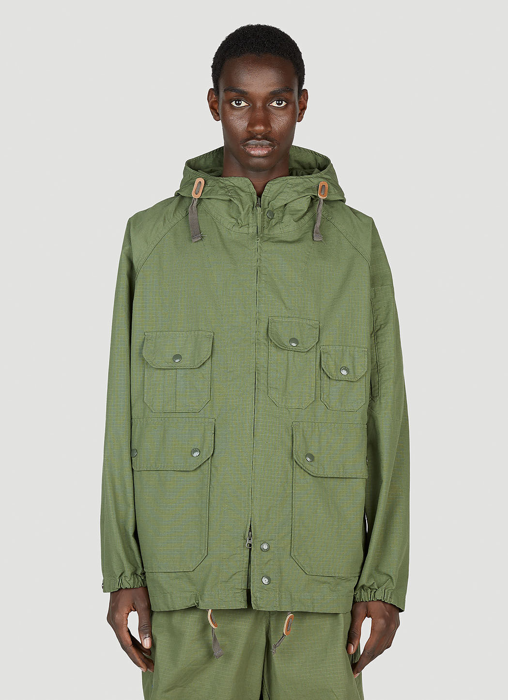 Engineered Garments Atlantic Parka Jacket in Green | LN-CC®